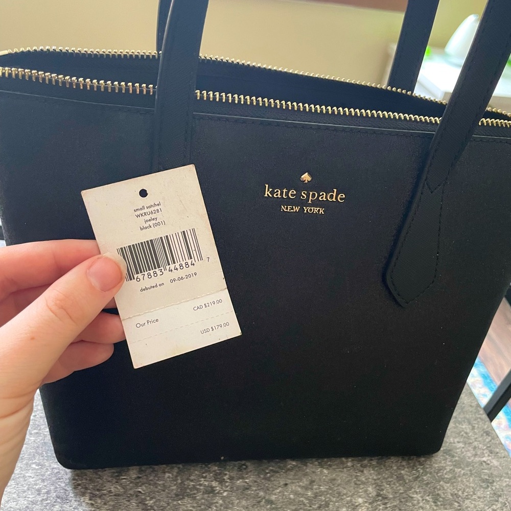 Small Black Kate Spade satchel